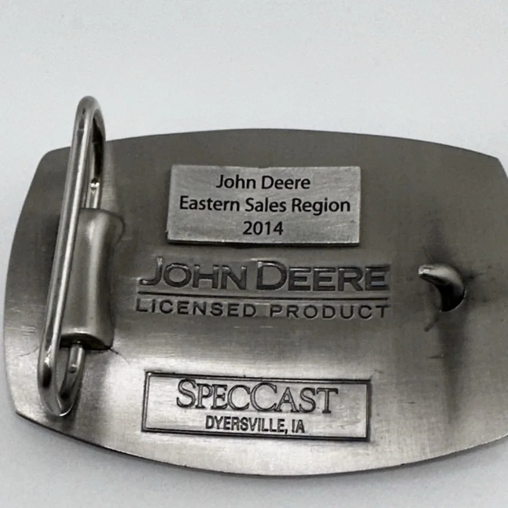 John Deere Eastern Sales Region 2014 SpecCast Belt Buckle Licensed USA